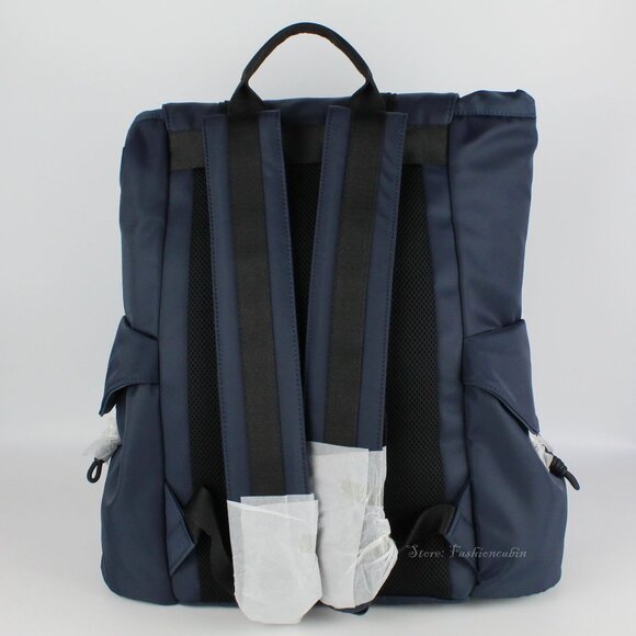 NWT Ted Baker Masha Nylon Backpack | Sleek Navy Tech-Style Bag-Travel, Gym, Work - Picture 5 of 14